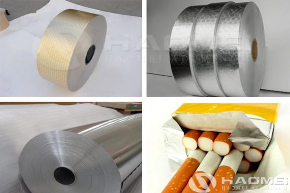 cigarette aluminium foil paper