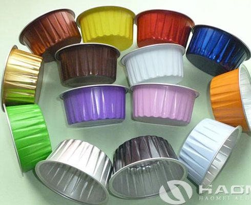 color coated aluminium foil for food container