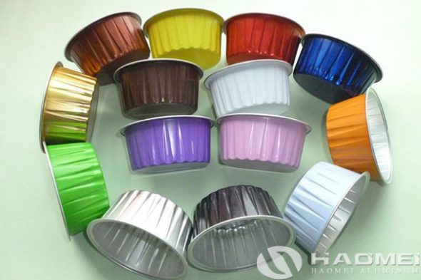 color coated aluminium foil for food container