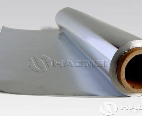 silver aluminium foil