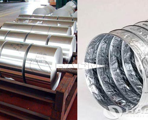 aluminium foil for flexible ducting ventilation
