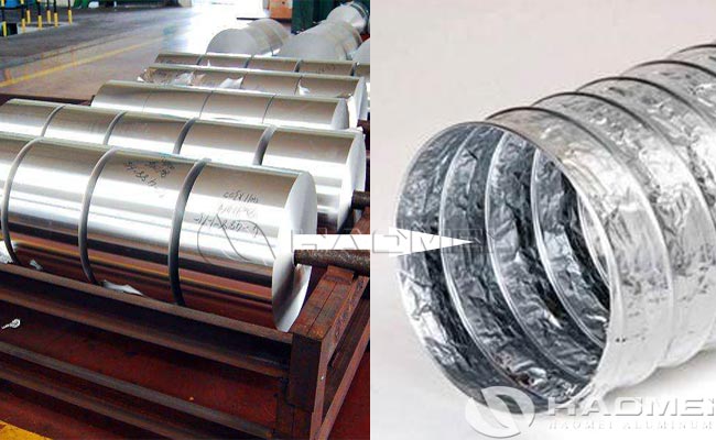 aluminium foil for flexible ducting ventilation