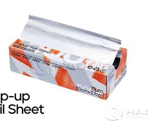 pop up foil sheets