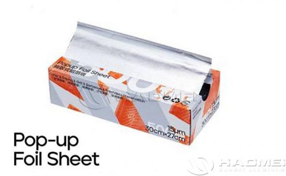 pop up foil sheets