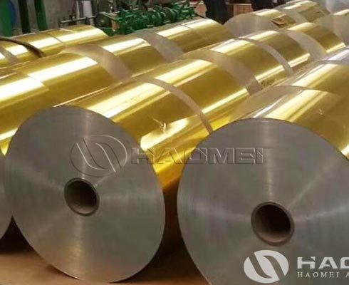 color coated aluminium foil