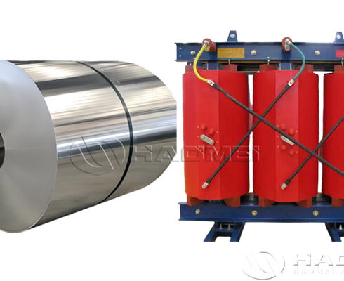why aluminum foil used for transformer winding