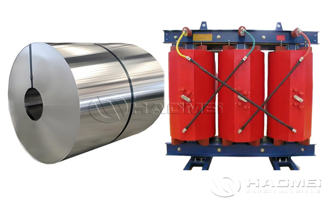 why aluminum foil used for transformer winding