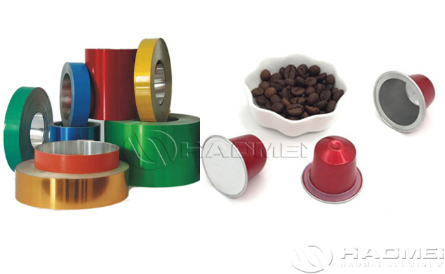 aluminum foil for coffee capsule containers