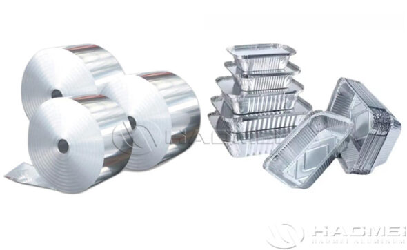 mill finish aluminum foil for food container