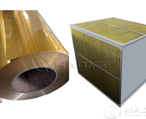 gold color aluminum fin stock for heat exchangers