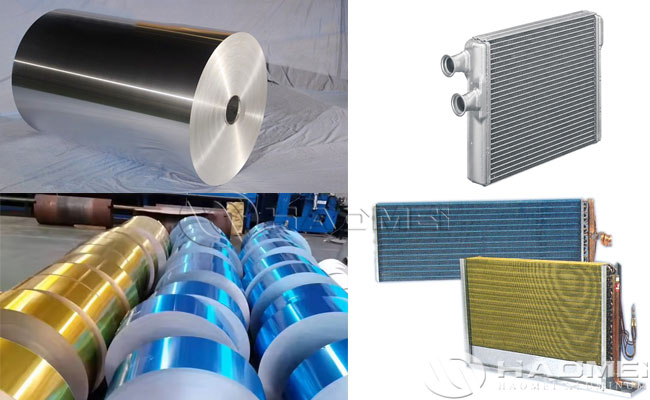 evaporator aluminum foil