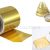 gold color coated container aluminum foil