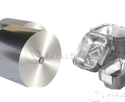 pre-lubricated aluminium foil for food containers