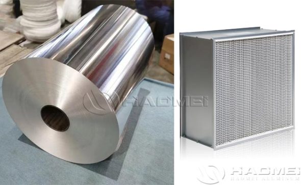 aluminum foil for HEPA air filters
