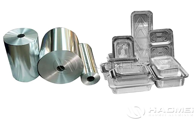 aluminum foil for semi rigid containers