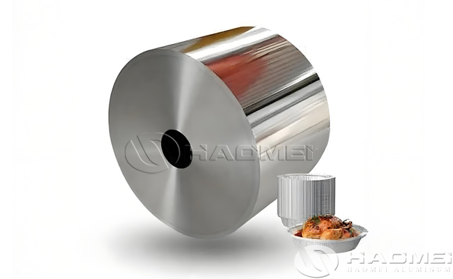 aluminium foil for disposable foil containers