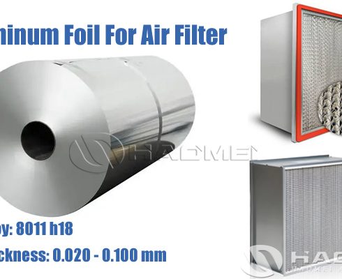 8011 H18 aluminum foil for filter